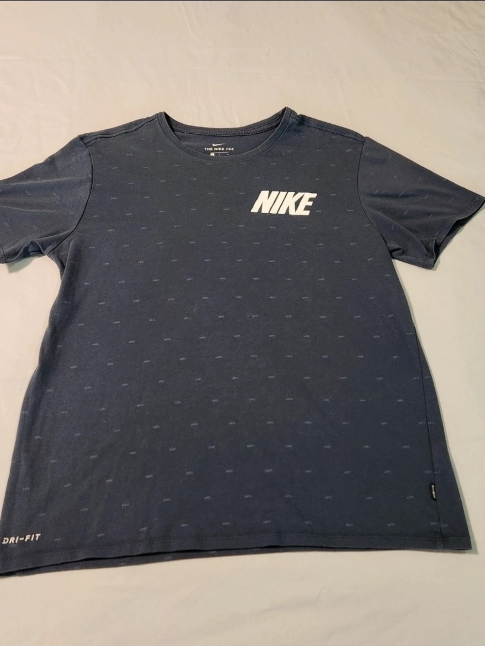 Nike Men's Navy Short Sleeve Logo Tee